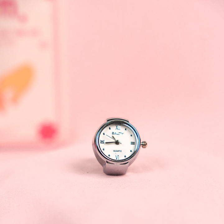 “Maa, Every Moment is Yours” – Radiance Oval Ring With Pink Tennis Bracelet & Girl Boss Salty Watch Ring Set For Mothers.