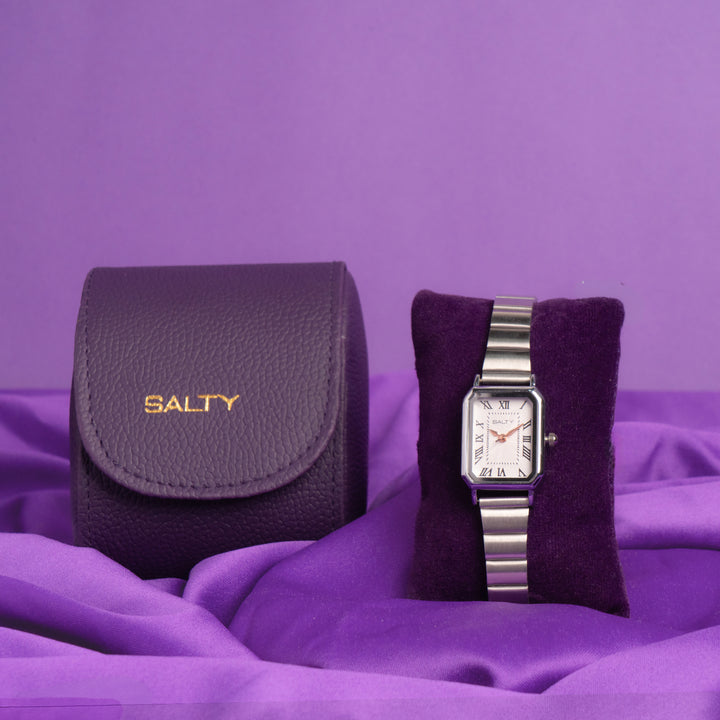 White Dial Retro Water Resistant Watch