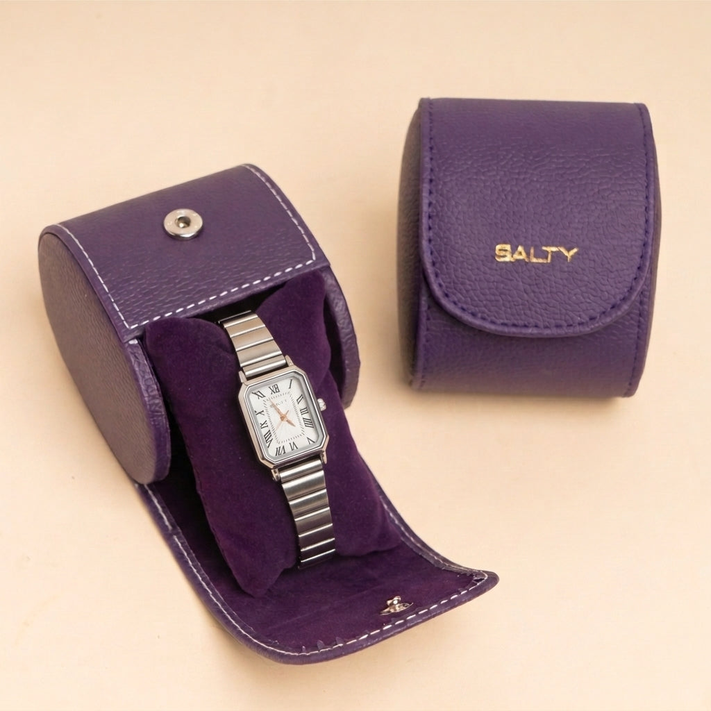White Dial Retro Water Resistant Watch