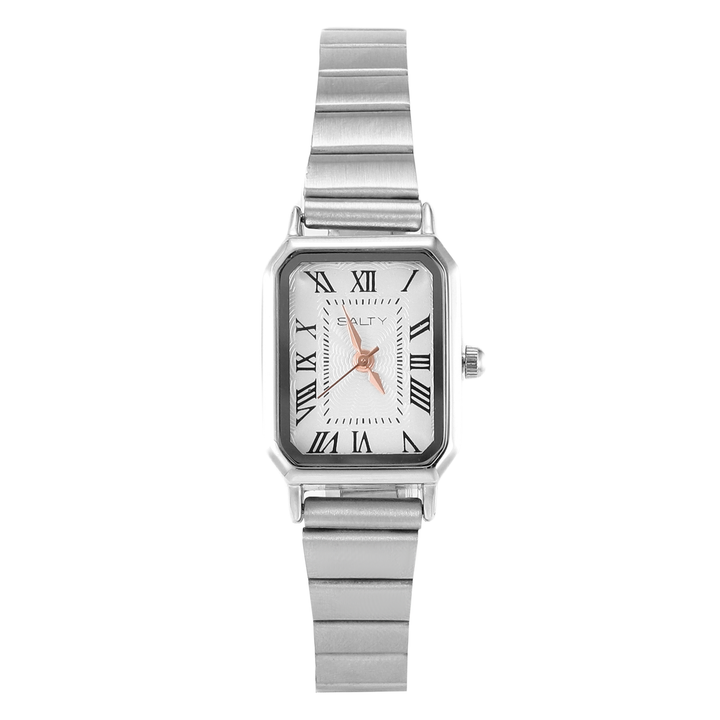 White Dial Retro Water Resistant Watch