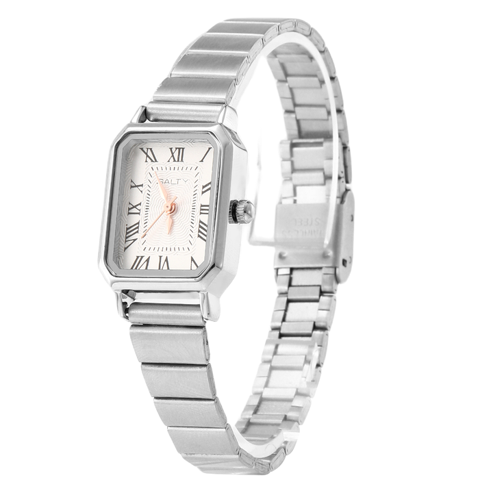 White Dial Retro Water Resistant Watch