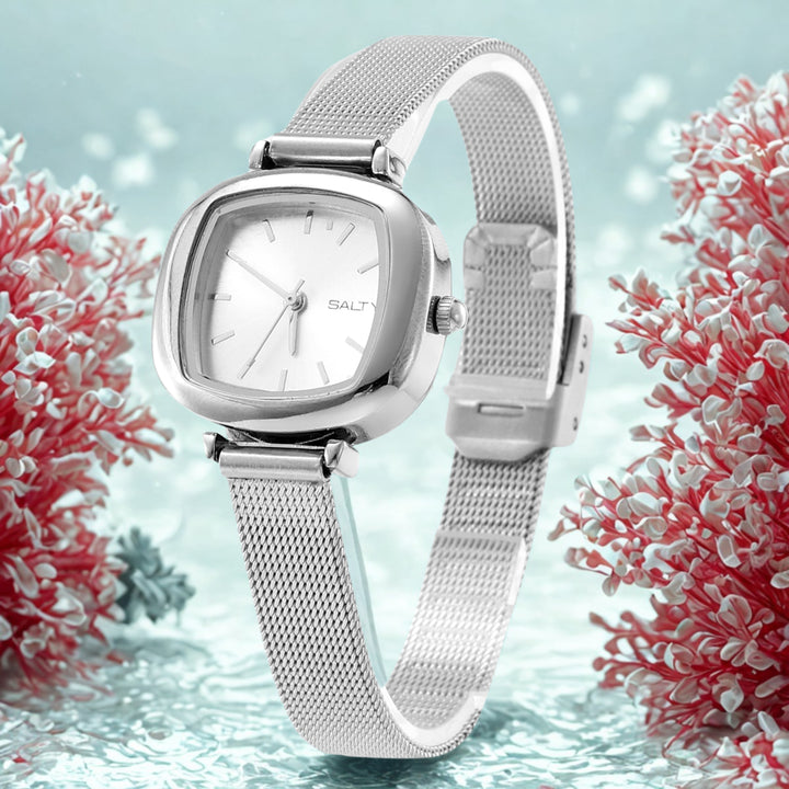 Silken Arc Curvy Dial Designer Watch for Girls