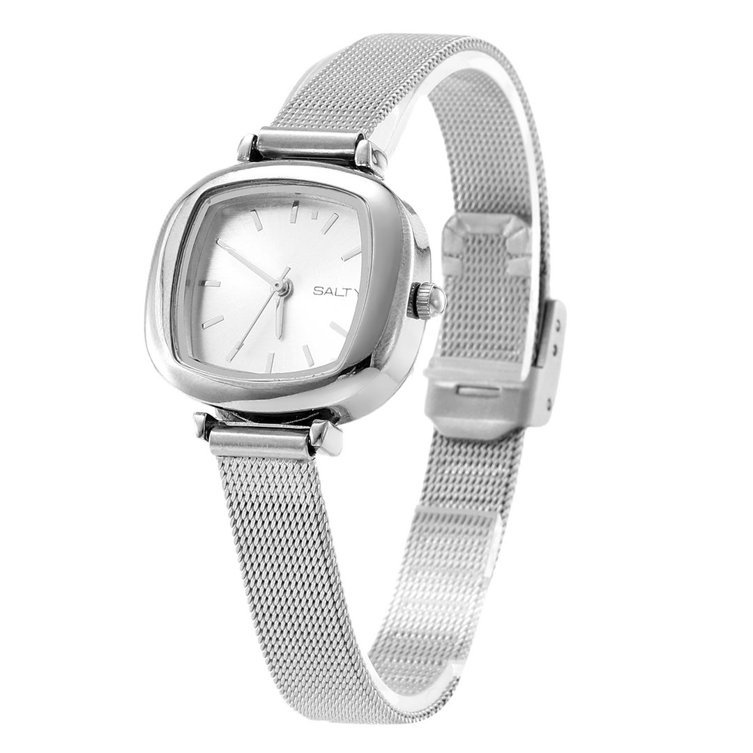 Silken Arc Curvy Dial Designer Watch for Girls