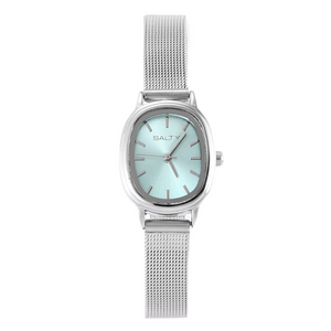 Baby Blue Oval Dial Watch for Women