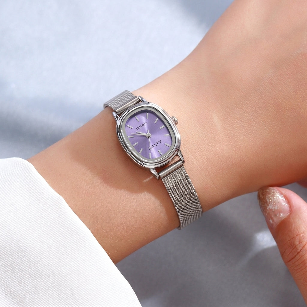 Mauve Dial Timeless Watch - Dark Purple