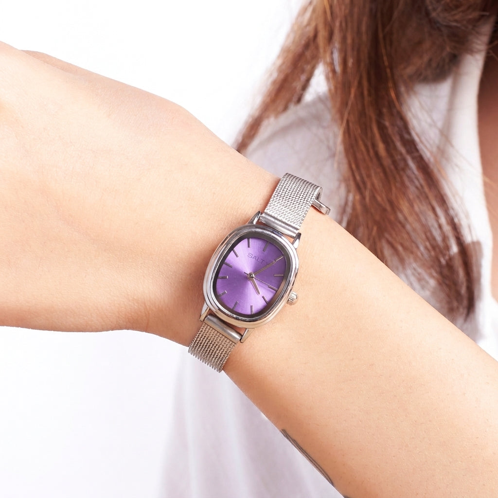 Mauve Dial Timeless Watch - Dark Purple