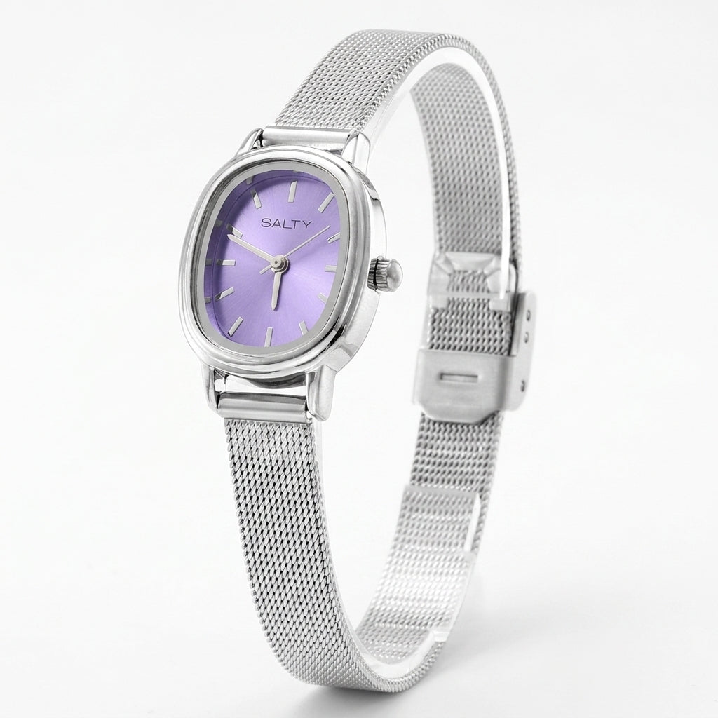 Mauve Dial Timeless Watch - Dark Purple
