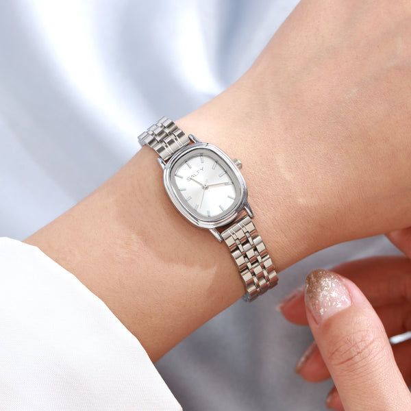 Snow Dial Timeless Watch