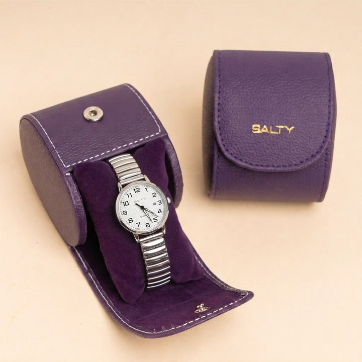 White & Round Dial Wrist Watch For Women