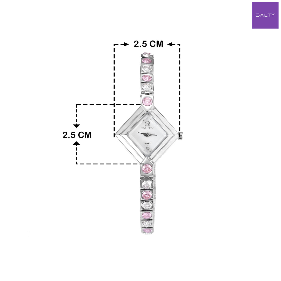 Diamond Dial Crystal Watch