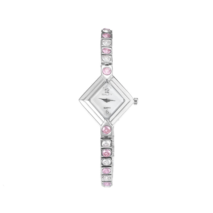 Rhombus Dial Crystal Watch