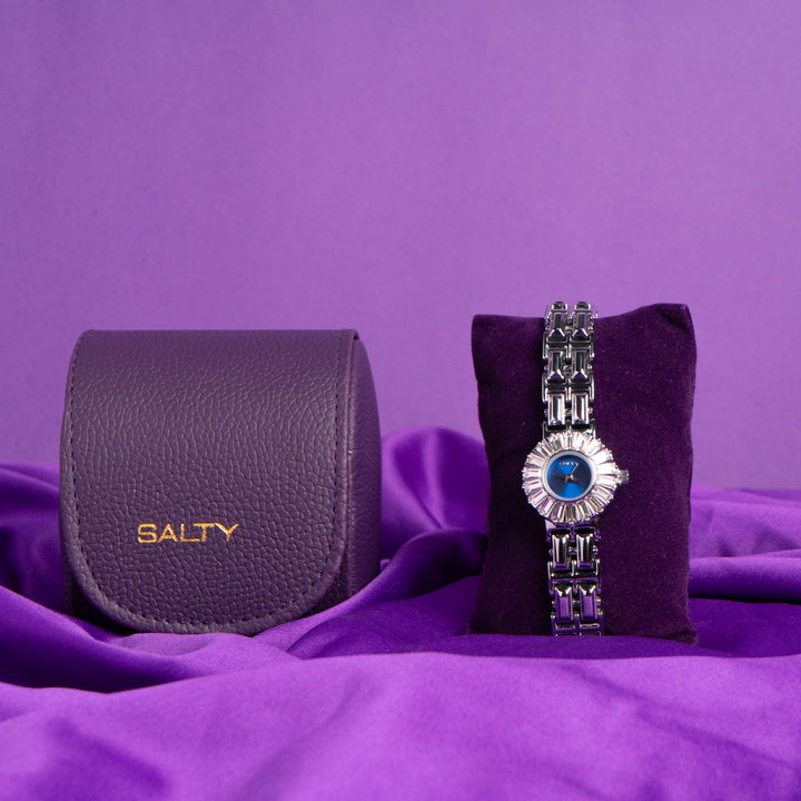 Midnight Sparkle Royal Blue Vintage Watch