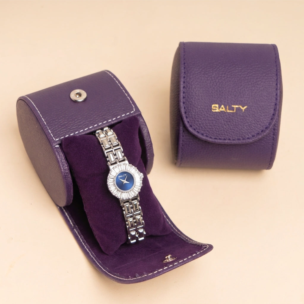 Midnight Sparkle Royal Blue Vintage Watch