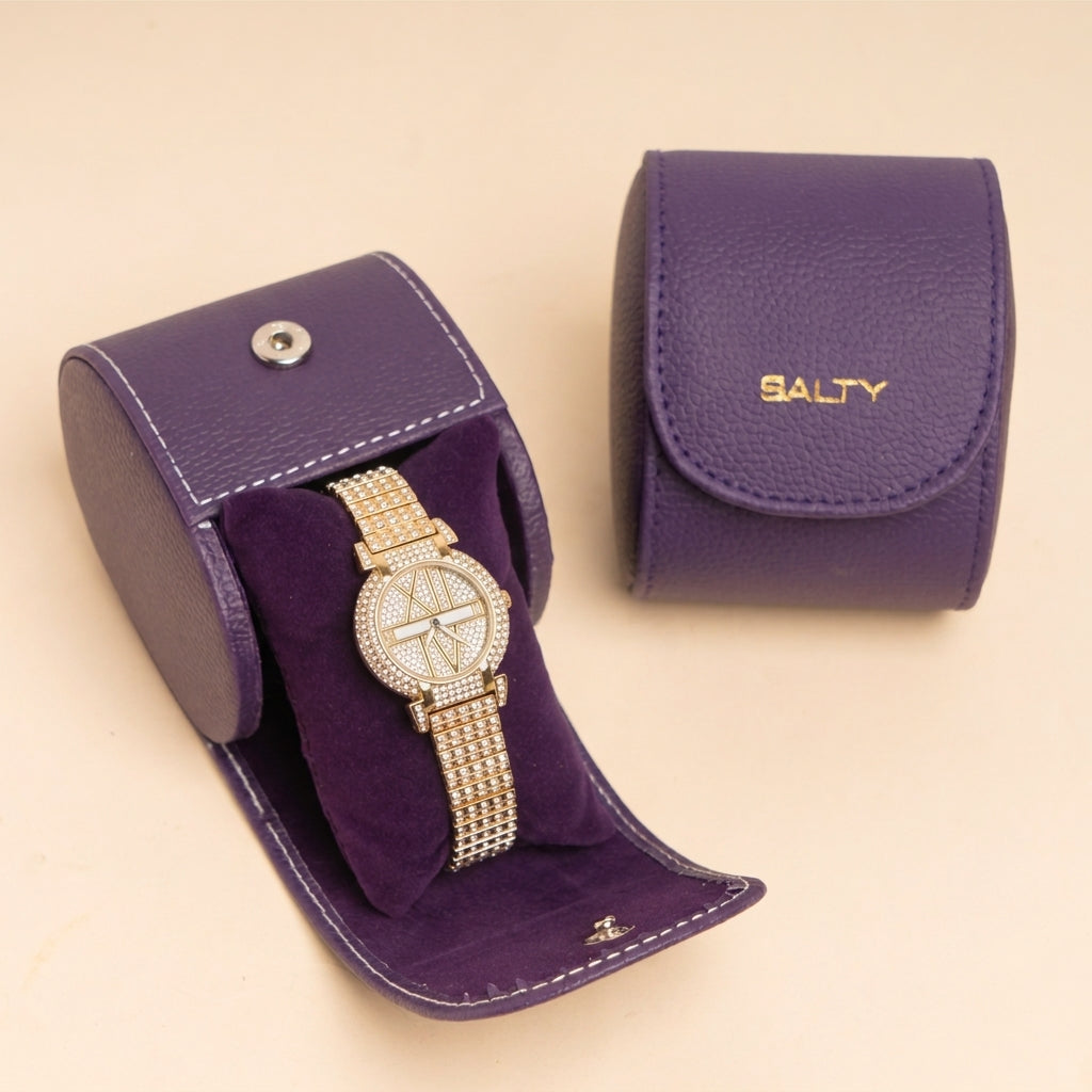 Fully Stone-Studded Watch Bracelet for women