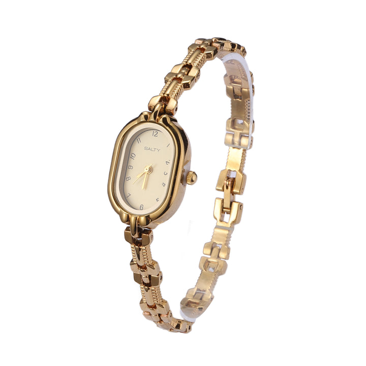 Luxury Oval White Dial Watch