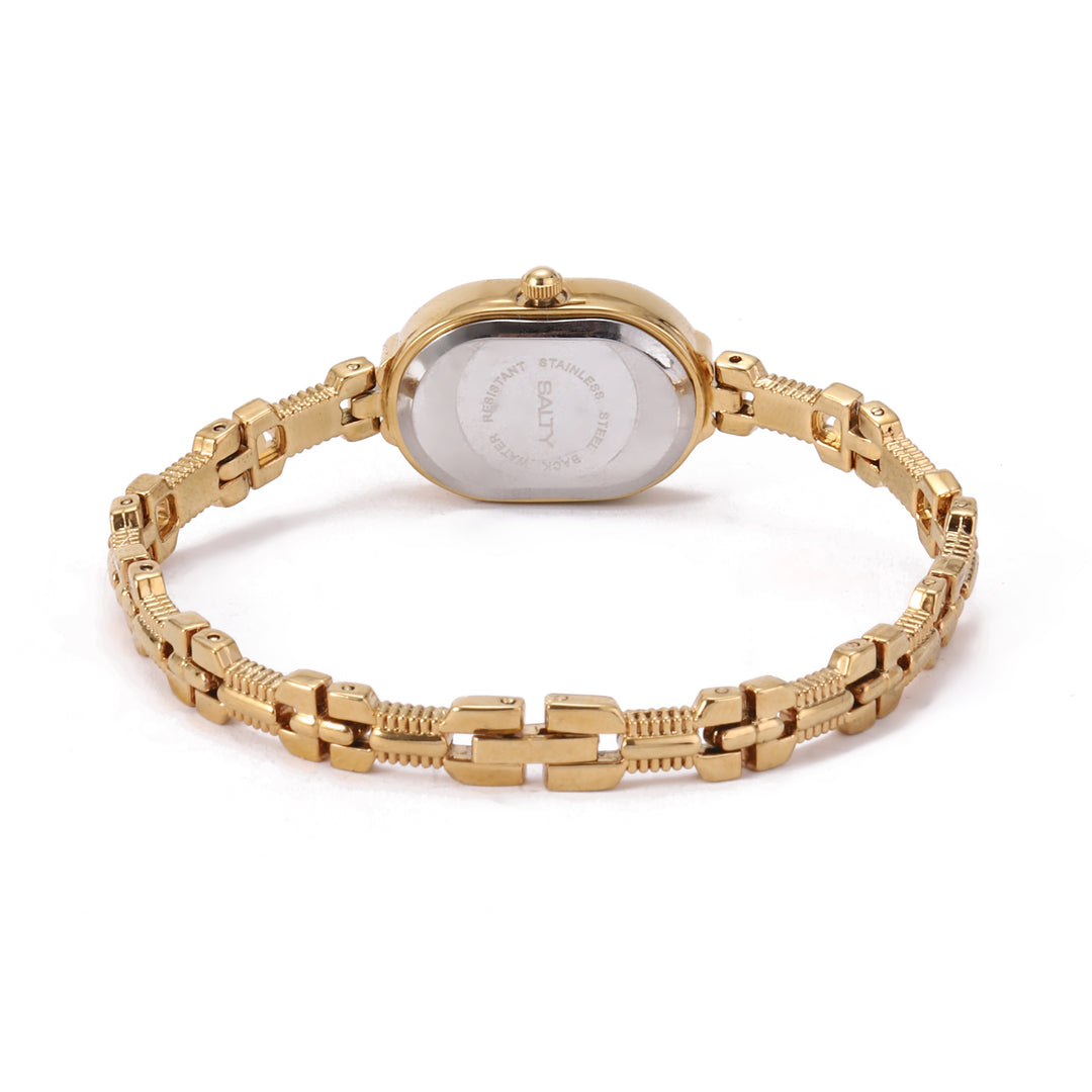 Luxury Oval White Dial Watch