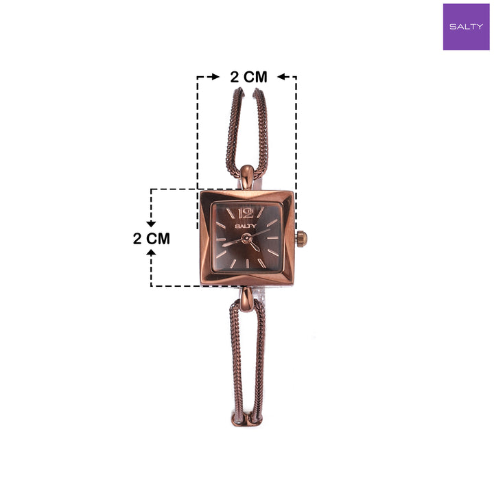 Iconic Square Vintage Analog Watch
