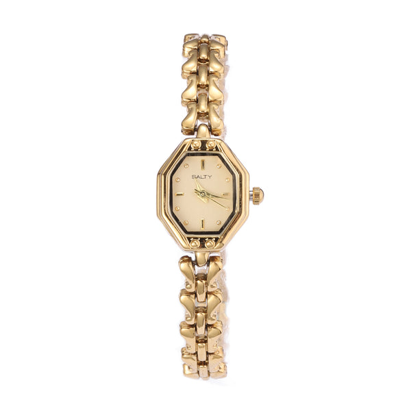 Octagon Dial Quartz Vintage Watch for women