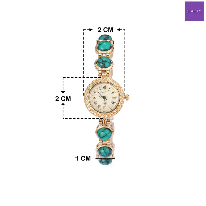Celestia de Lune Turquoise Watch For Women