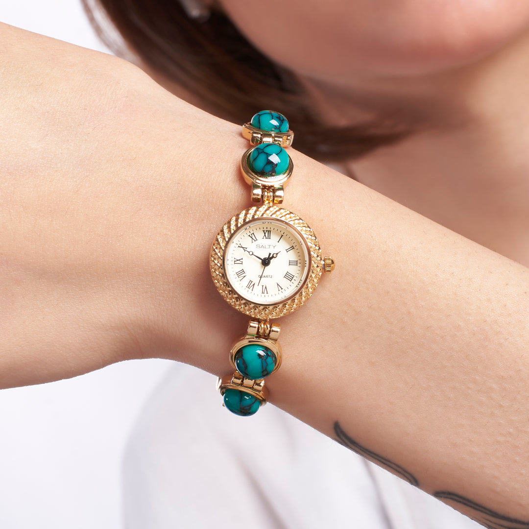 Celestia de Lune Turquoise Watch For Women