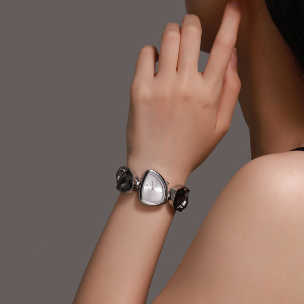 Noir Gleam Watch Bracelet Stack