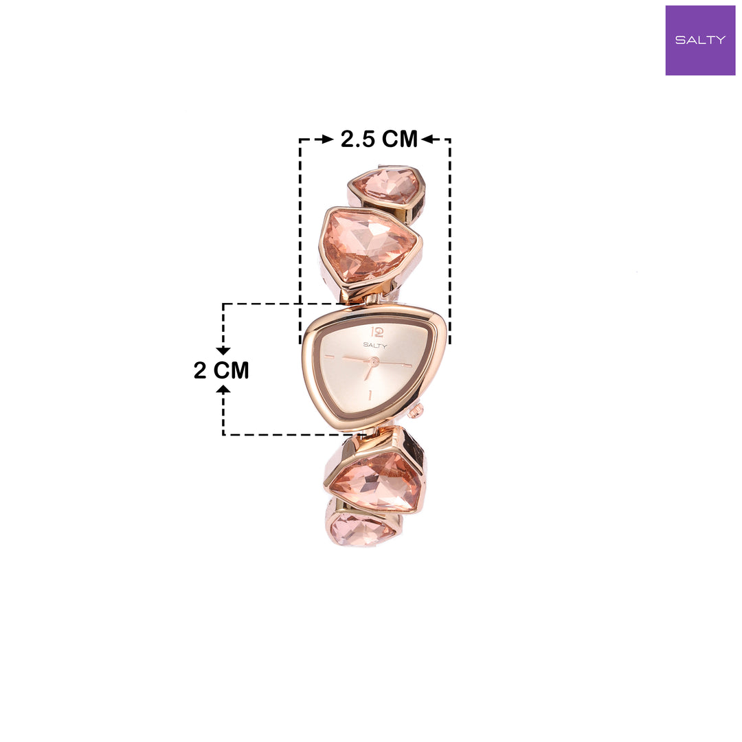 Rose Gold Diamond Luxury Watch