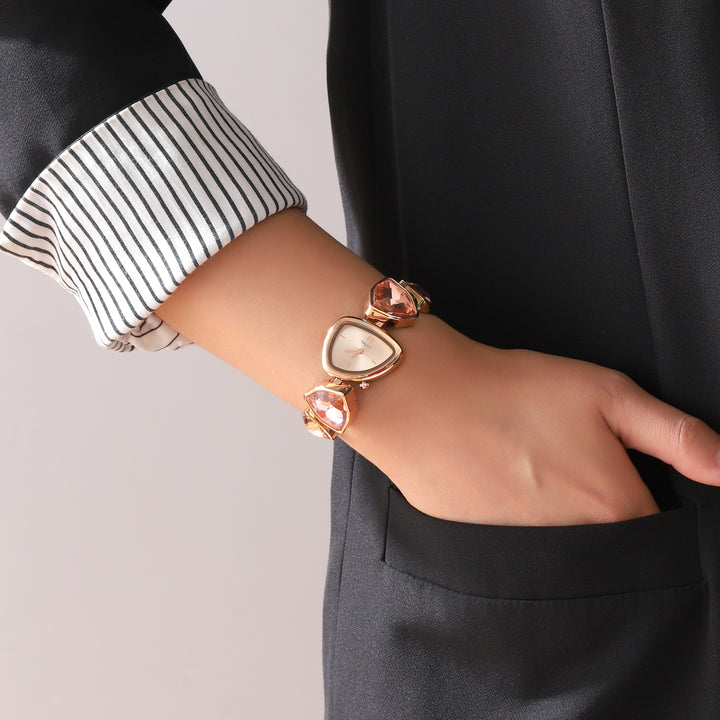 Rose Gold Diamond Luxury Watch