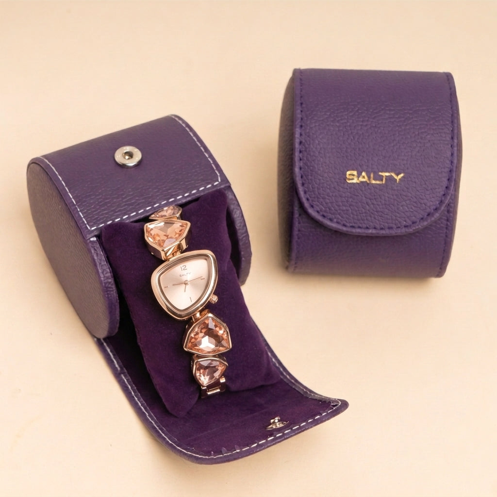 Rose Gold Diamond Luxury Watch