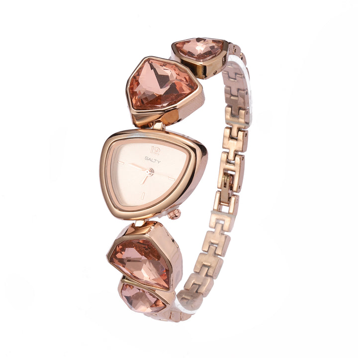 Rose Gold Diamond Luxury Watch