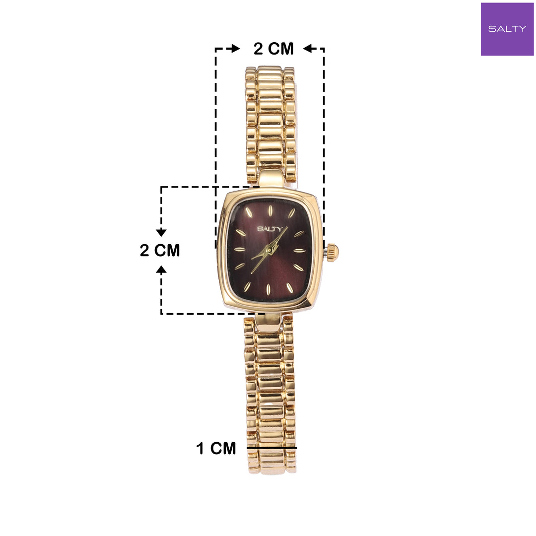 Maroon Majesty Dial Watch