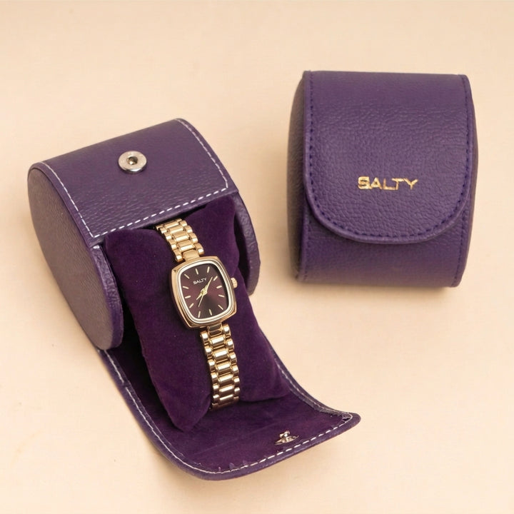 Maroon Majesty Dial Watch