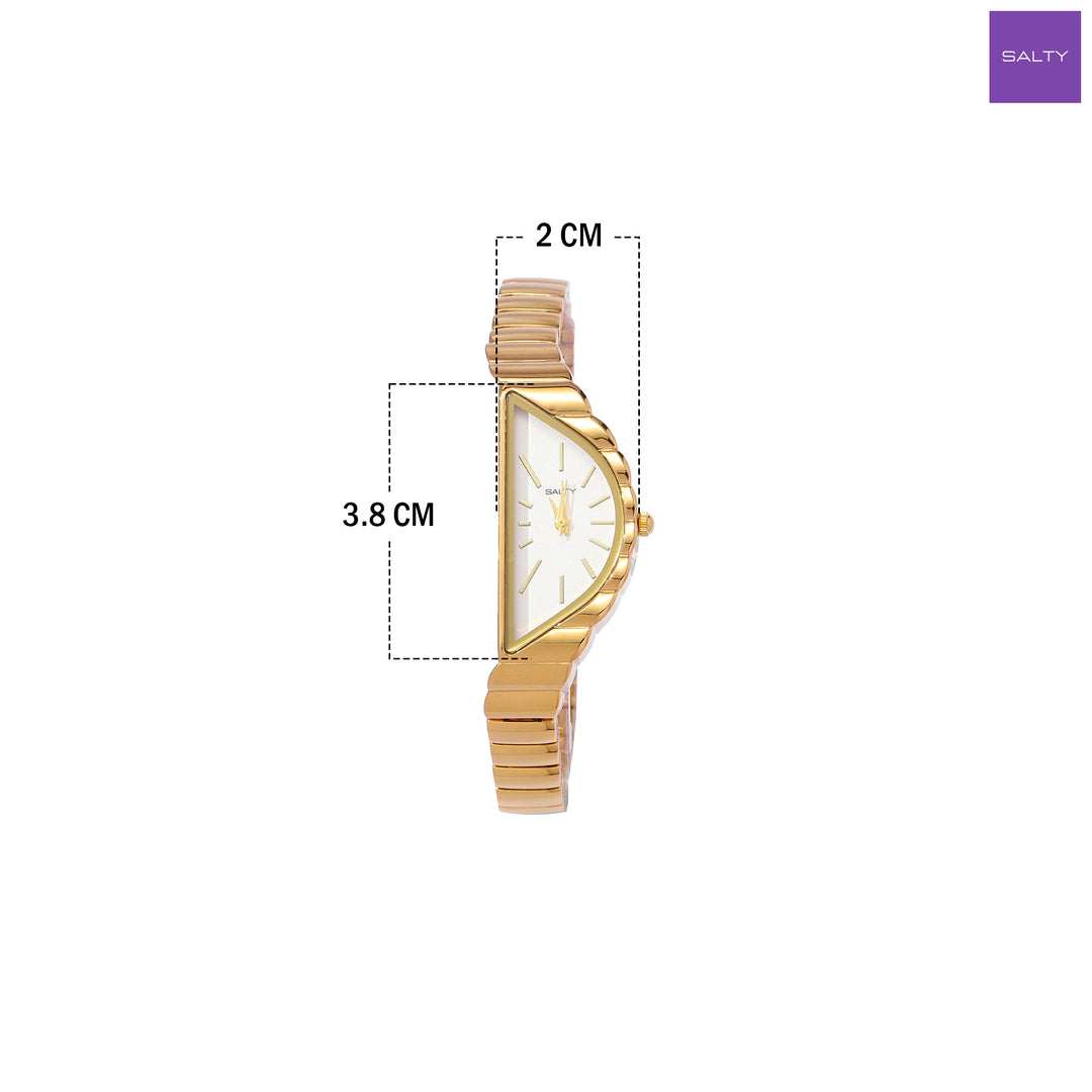 Golden Arc Elegance Watch