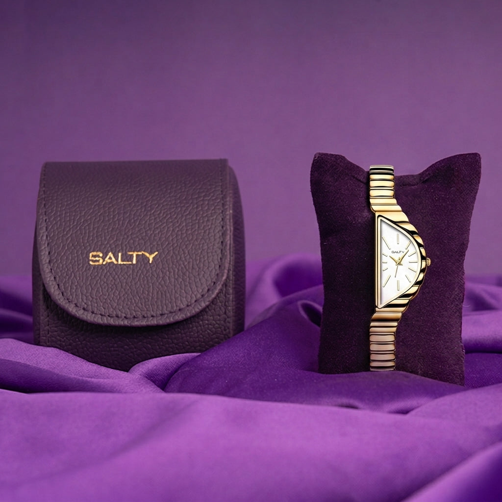 Golden Arc Elegance Watch