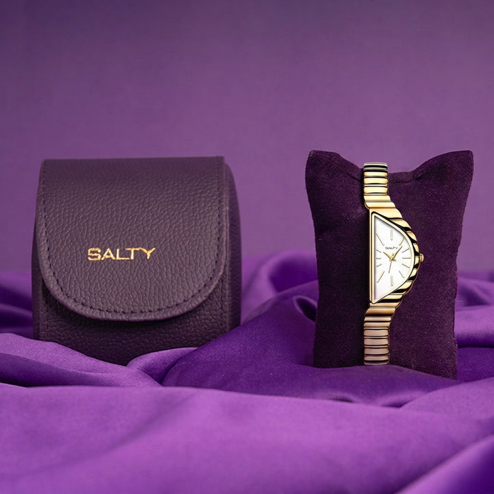 Golden Arc Elegance Watch