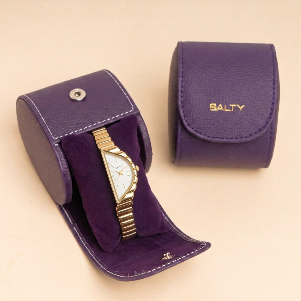 Golden Arc Elegance Watch