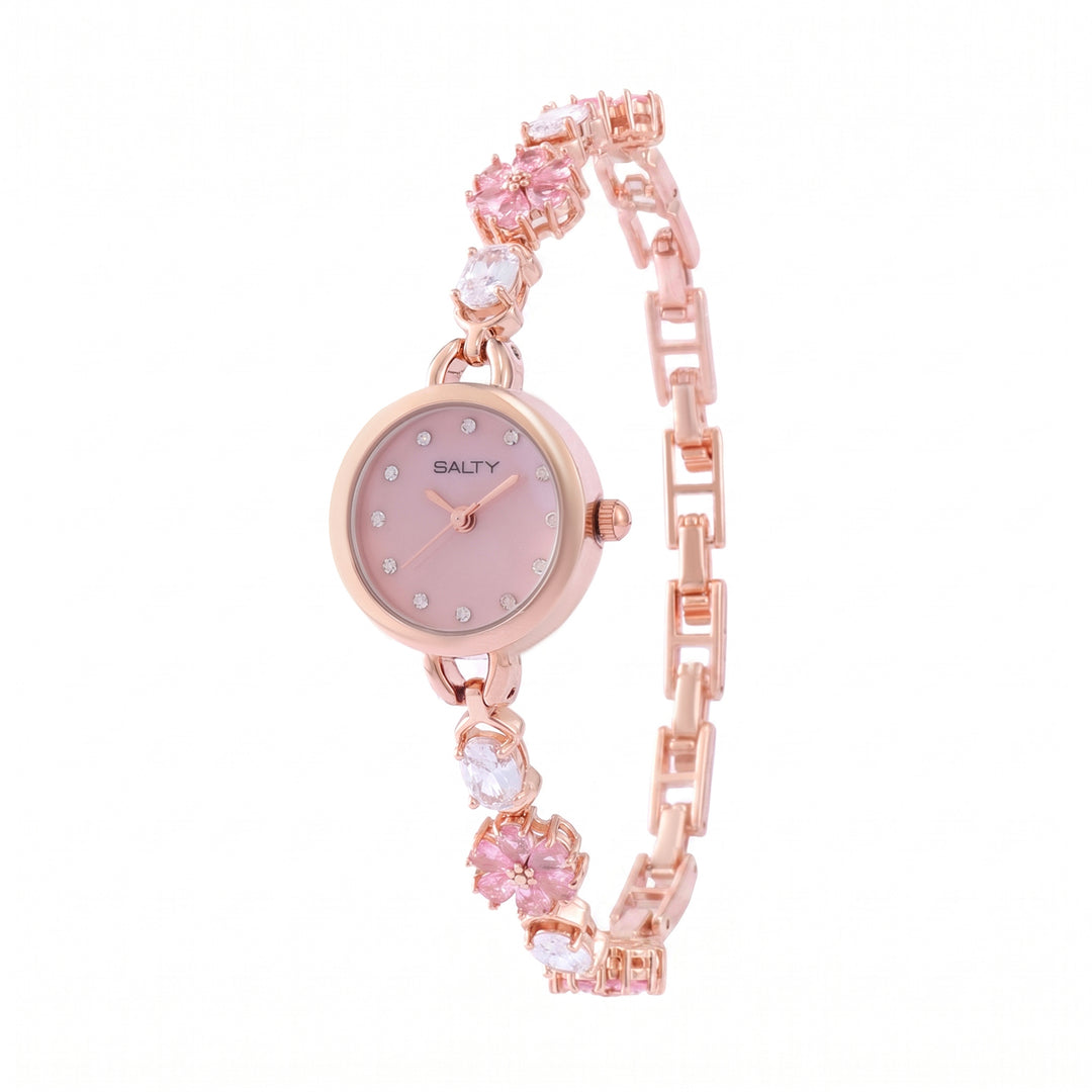 Blush Bloom Crystal Watch