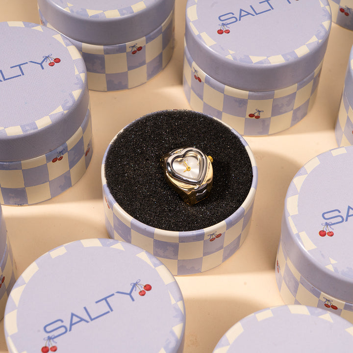 HeartTime Watch Ring - Gold