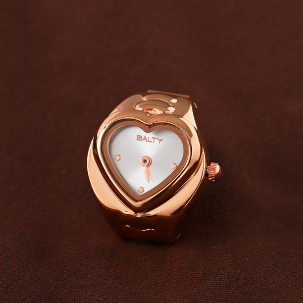 HeartTime Watch Ring - Rosegold