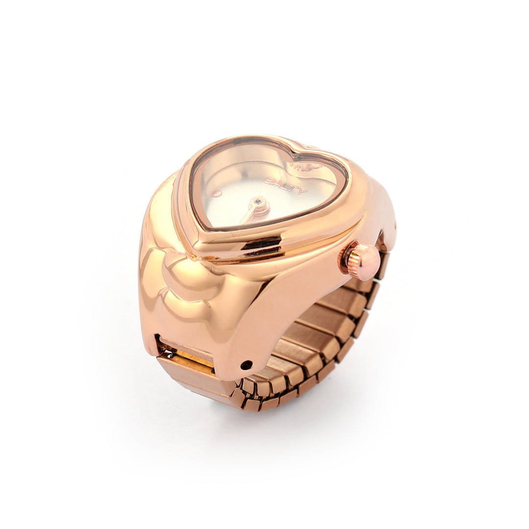 HeartTime Watch Ring - Rosegold