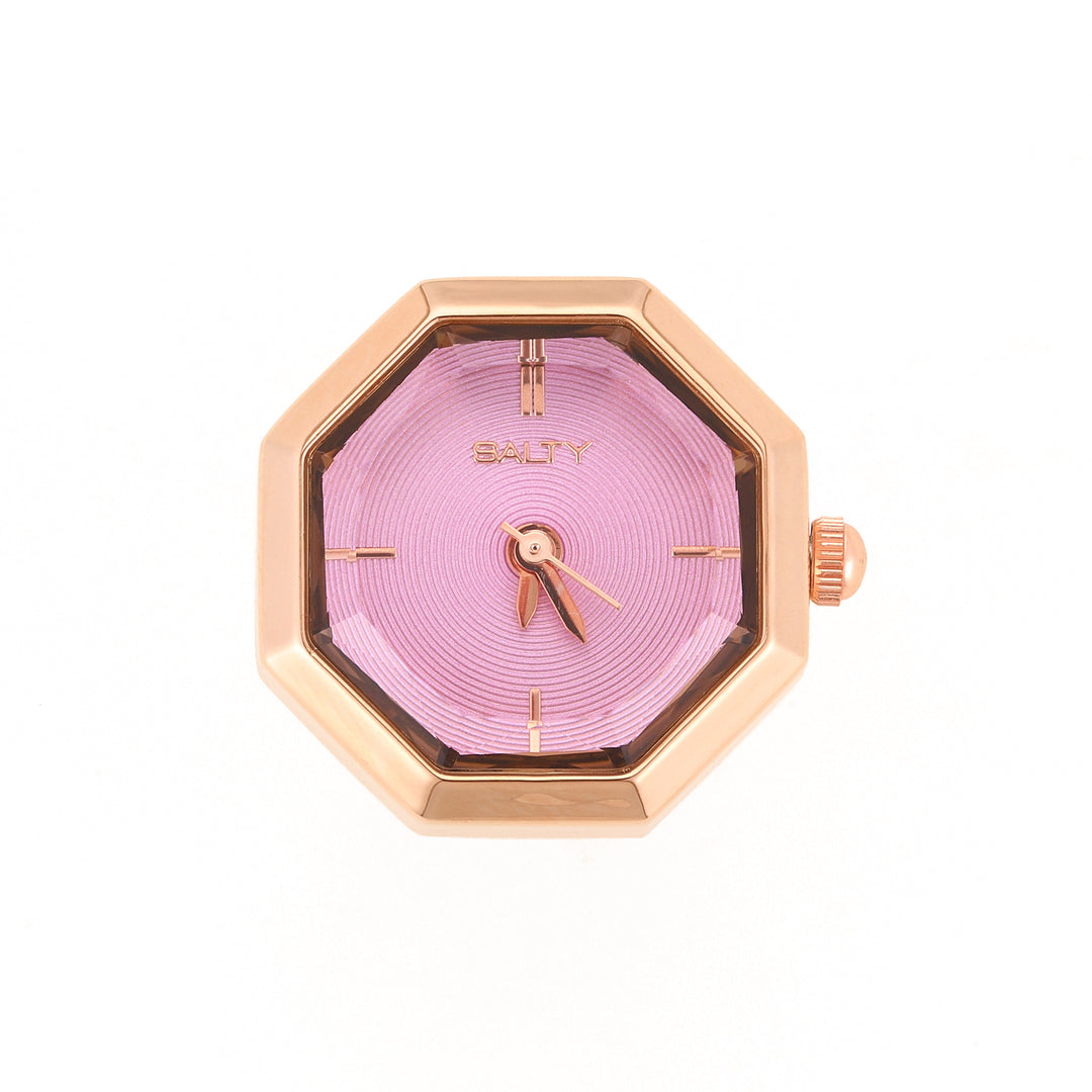 Octagon Golden Hour Watch Ring - Rosegold