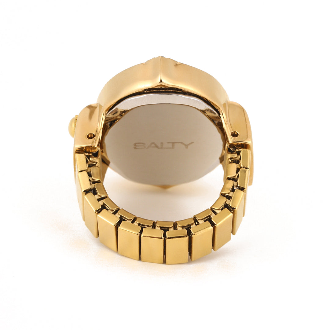 Royale Rope Style Watch Ring - Red