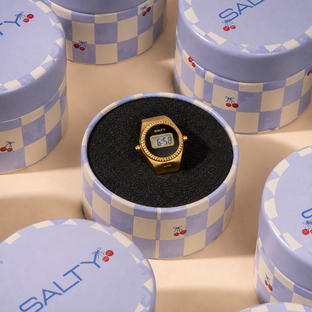 TimeLoop Watch Ring - Gold