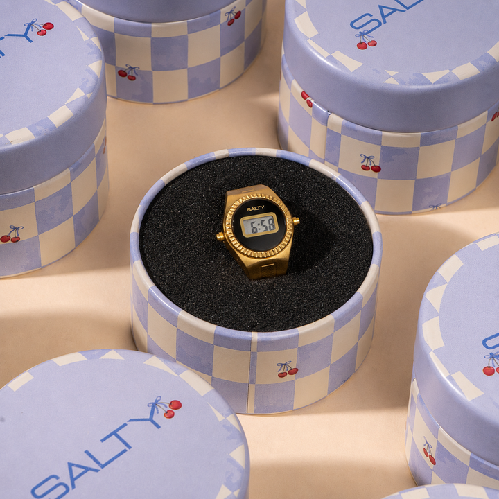 TimeLoop Watch Ring - Gold