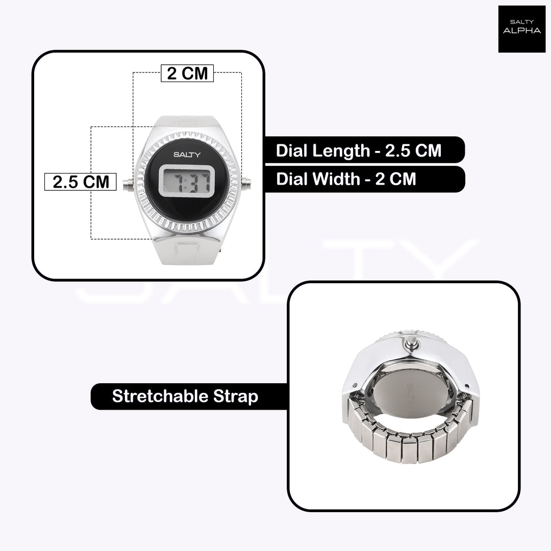 The Trouble and The Sass Watch Rings for Couple