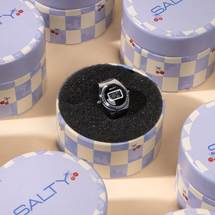 TimeLoop Watch Ring- Silver