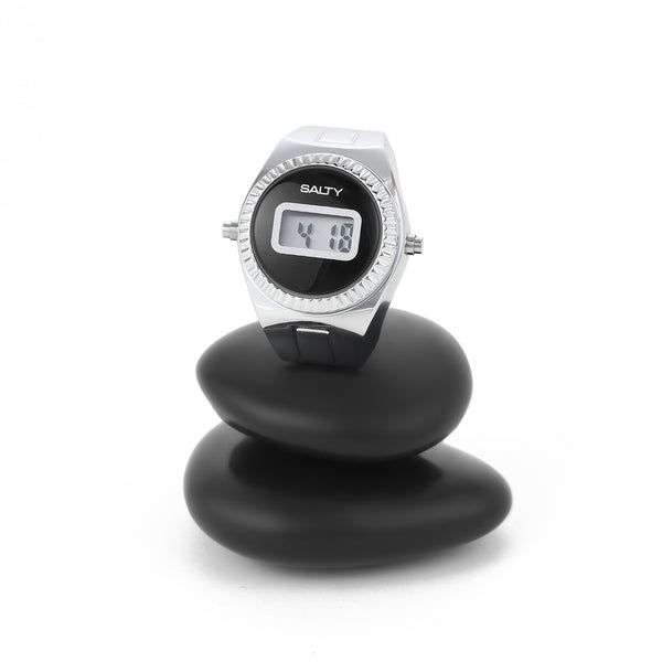 TimeLoop Watch Ring For Men - Silver