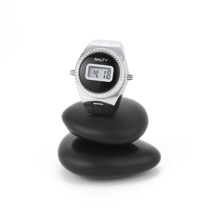 TimeLoop Watch Ring- Silver