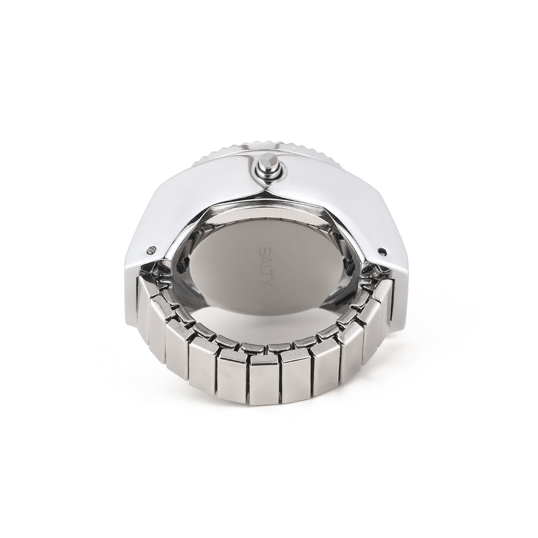 TimeLoop Watch Ring- Silver