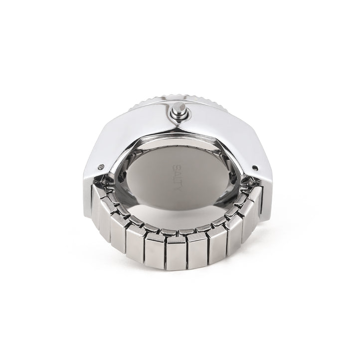 TimeLoop Watch Ring- Silver