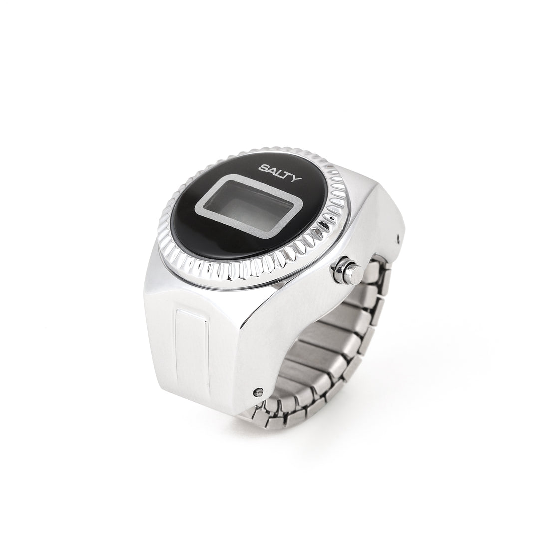 TimeLoop Watch Ring- Silver